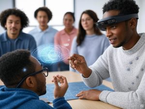 Augmented reality employee training