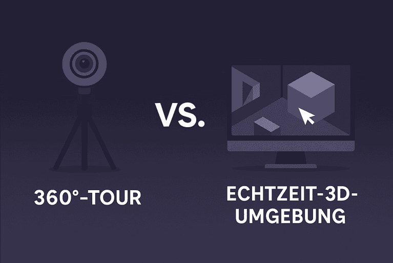 360 degree tour vs real time 3D