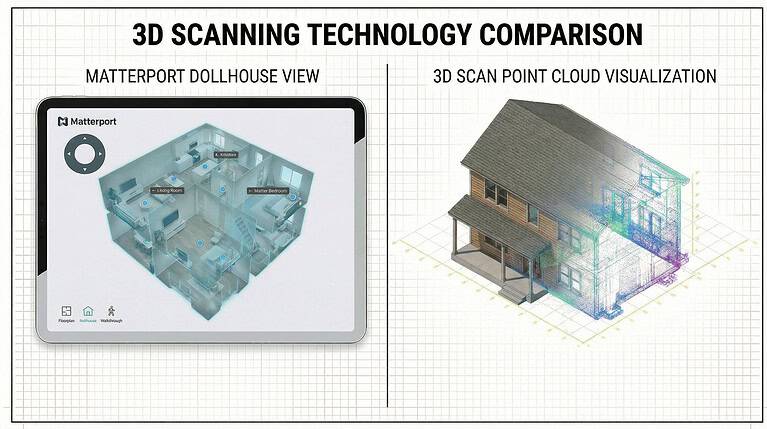 matterport vs gaussian splatting